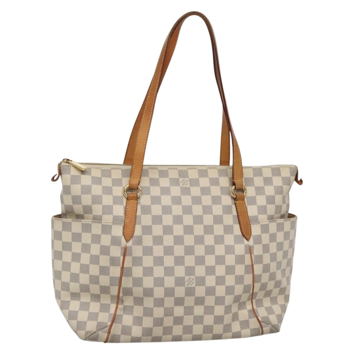 LOUIS VUITTON Damier Azur Totally MM Tote Bag N51262 LV Auth ep9589