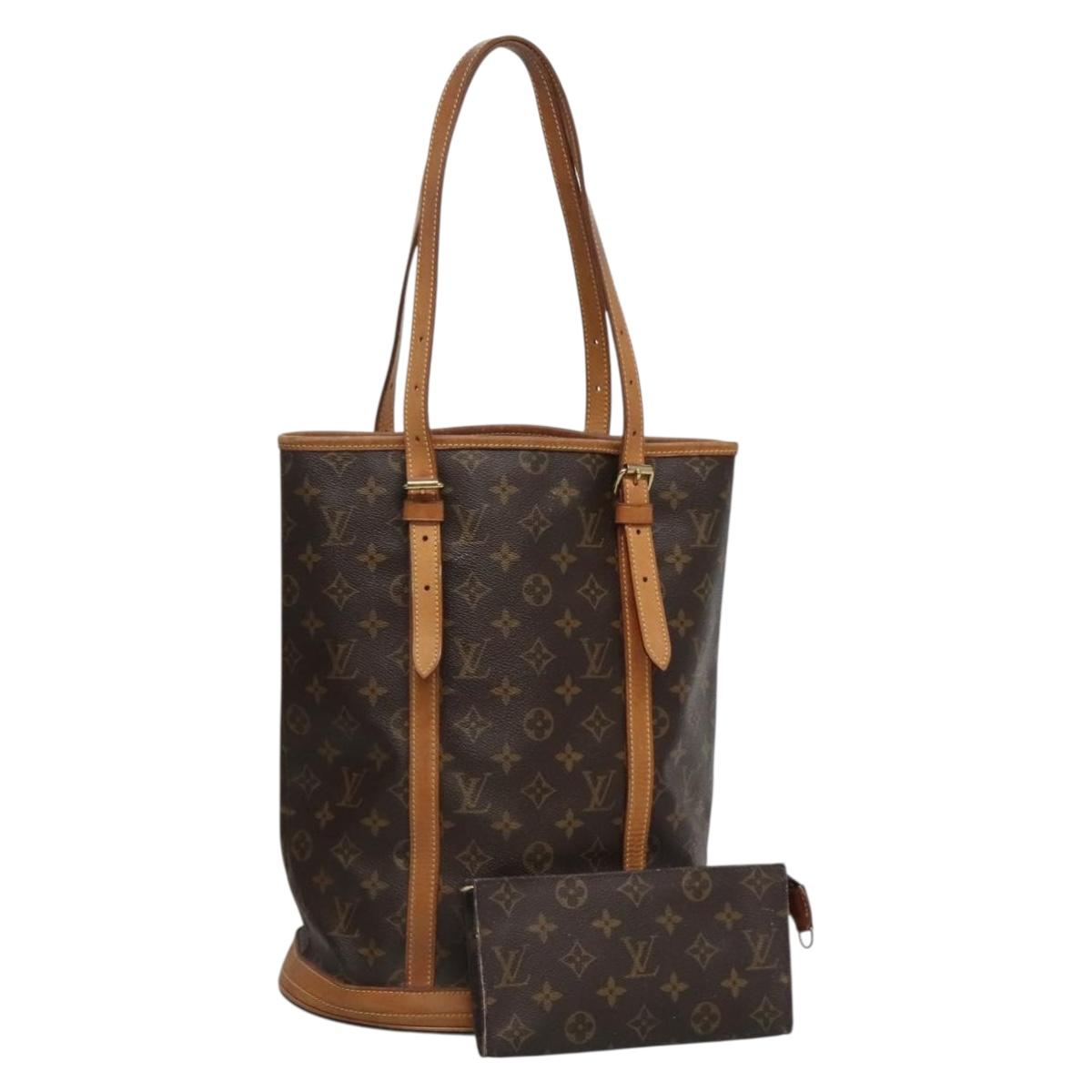 LOUIS VUITTON Monogram Bucket GM Shoulder Bag M42236 LV Auth ep9605