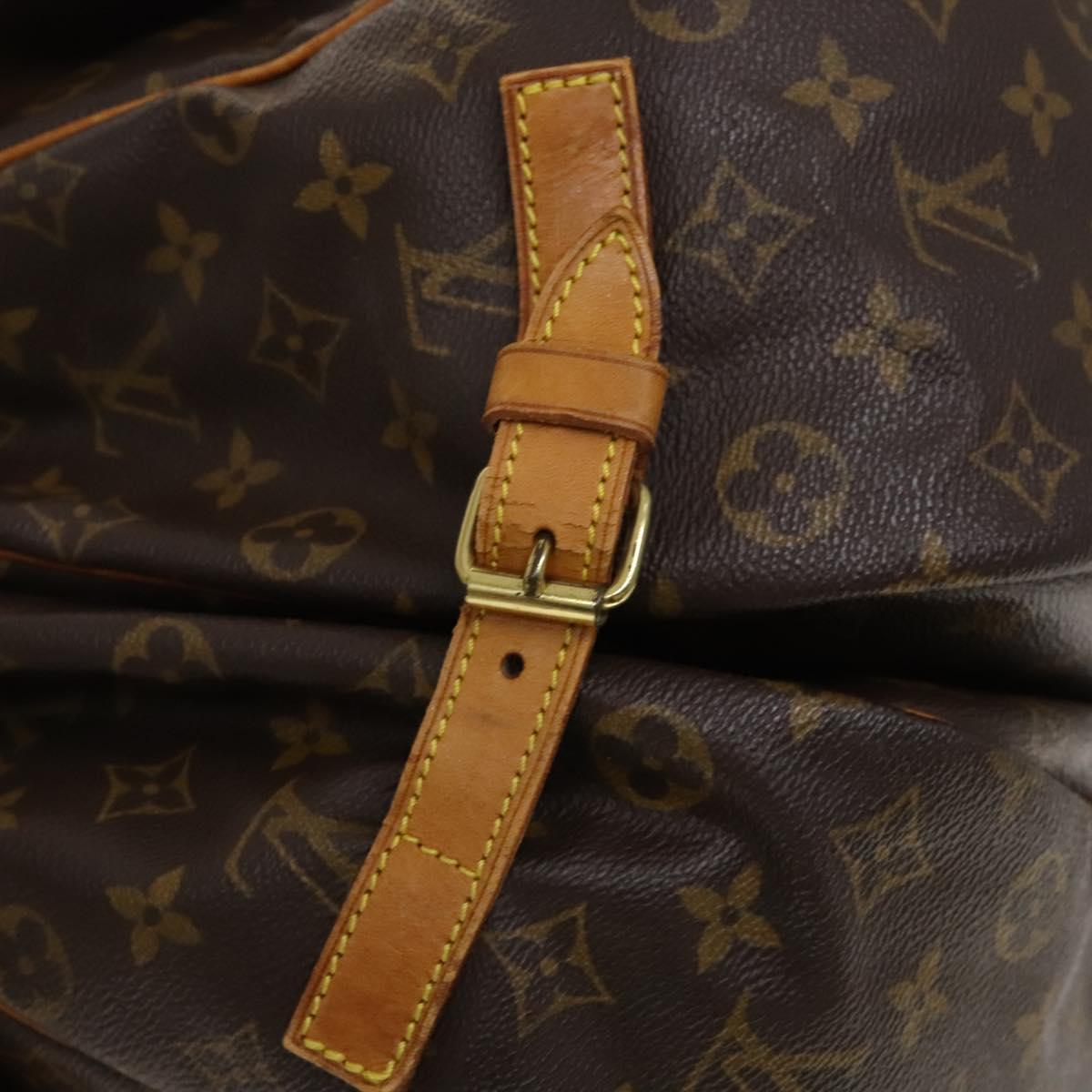 LOUIS VUITTON Monogram Saumur 35 Shoulder Bag M42254 LV Auth ep9649