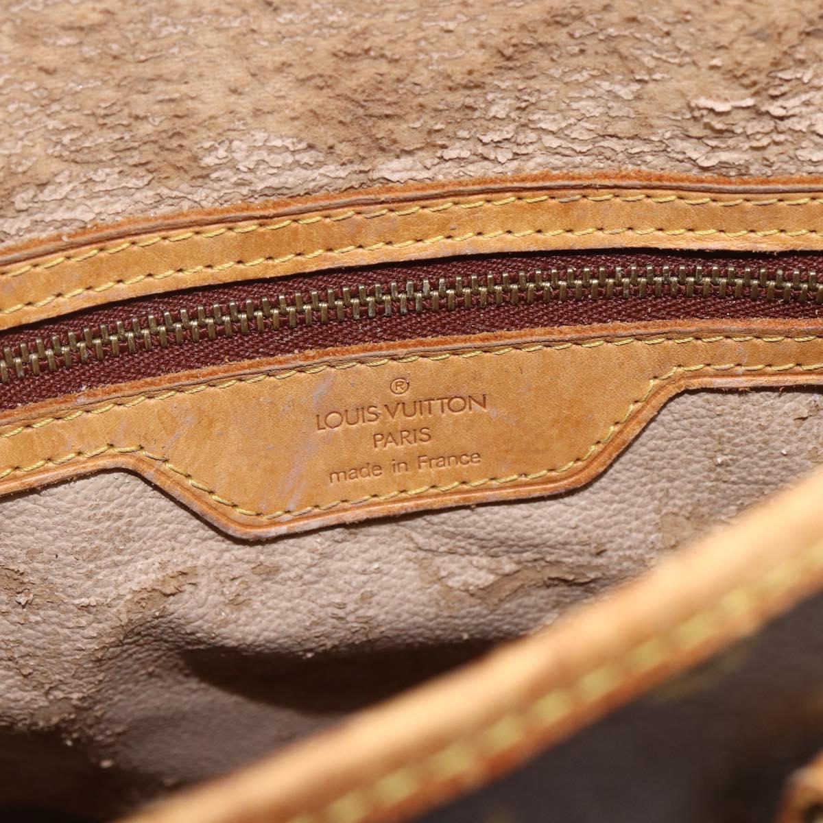 LOUIS VUITTON Monogram Bucket PM Shoulder Bag M42238 LV Auth ep9673