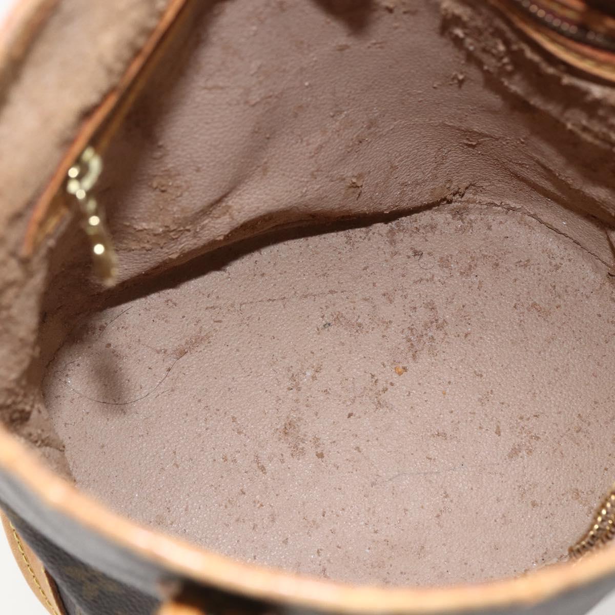 LOUIS VUITTON Monogram Bucket PM Shoulder Bag M42238 LV Auth ep9673