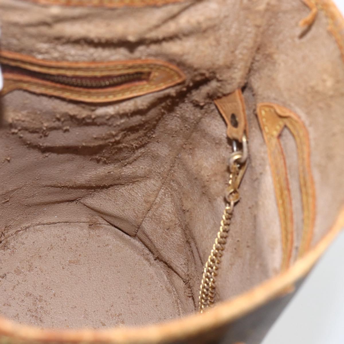 LOUIS VUITTON Monogram Bucket PM Shoulder Bag M42238 LV Auth ep9673