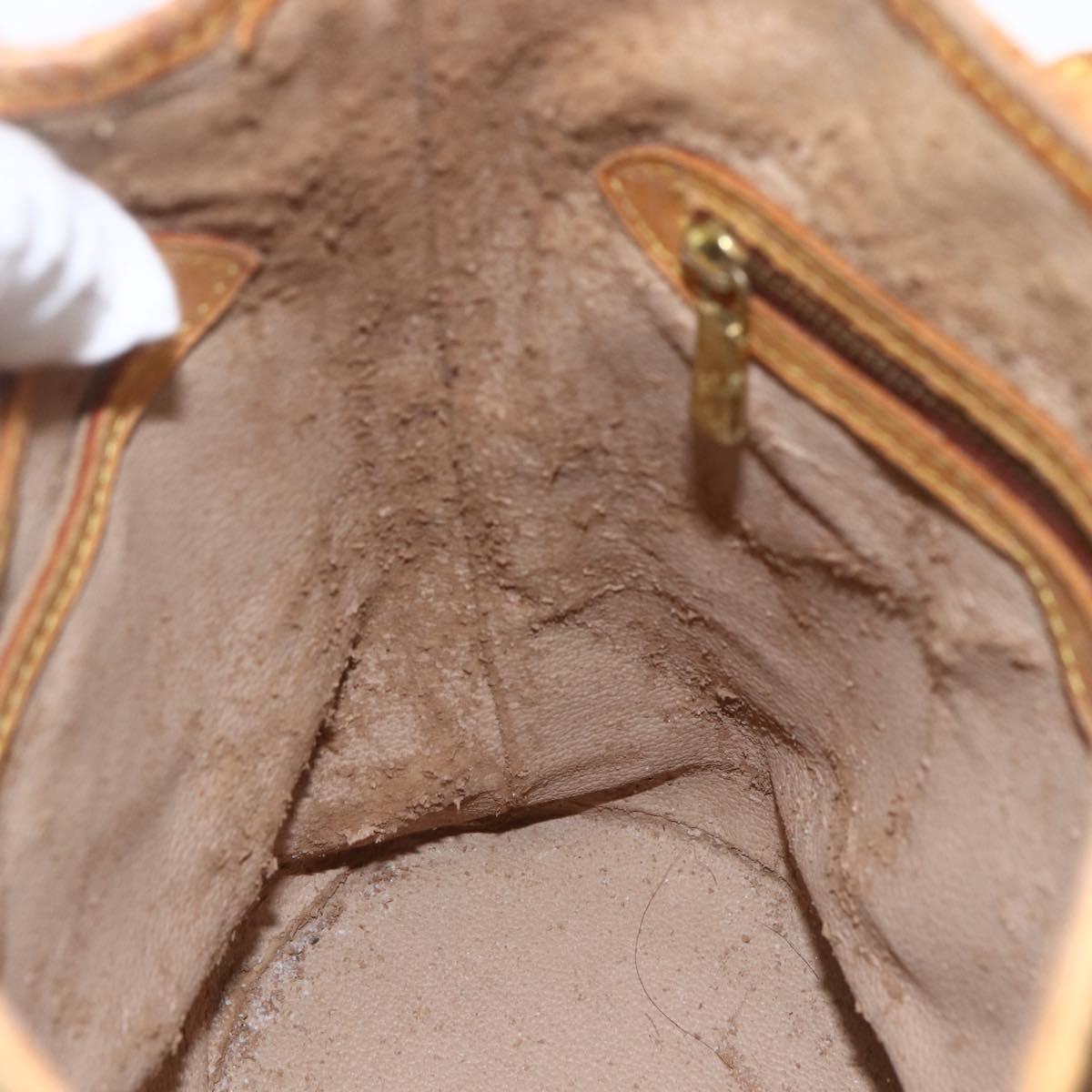 LOUIS VUITTON Monogram Bucket PM Shoulder Bag M42238 LV Auth ep9673