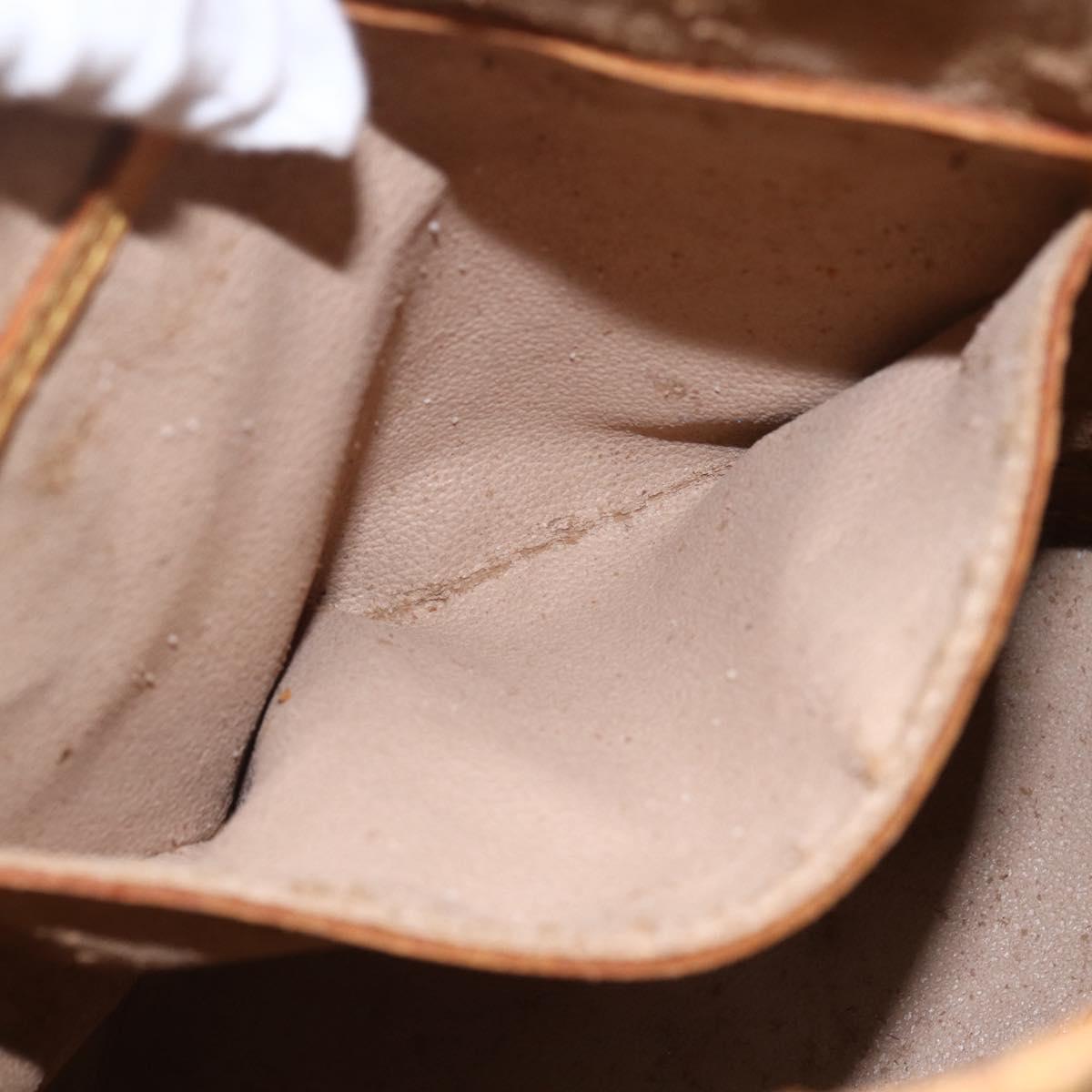 LOUIS VUITTON Monogram Bucket PM Shoulder Bag M42238 LV Auth ep9673