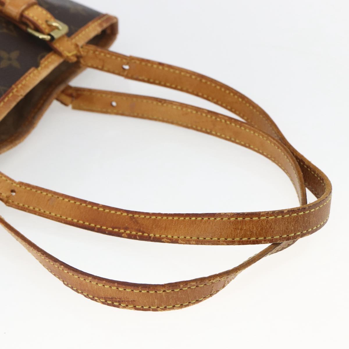 LOUIS VUITTON Monogram Bucket PM Shoulder Bag M42238 LV Auth ep9673