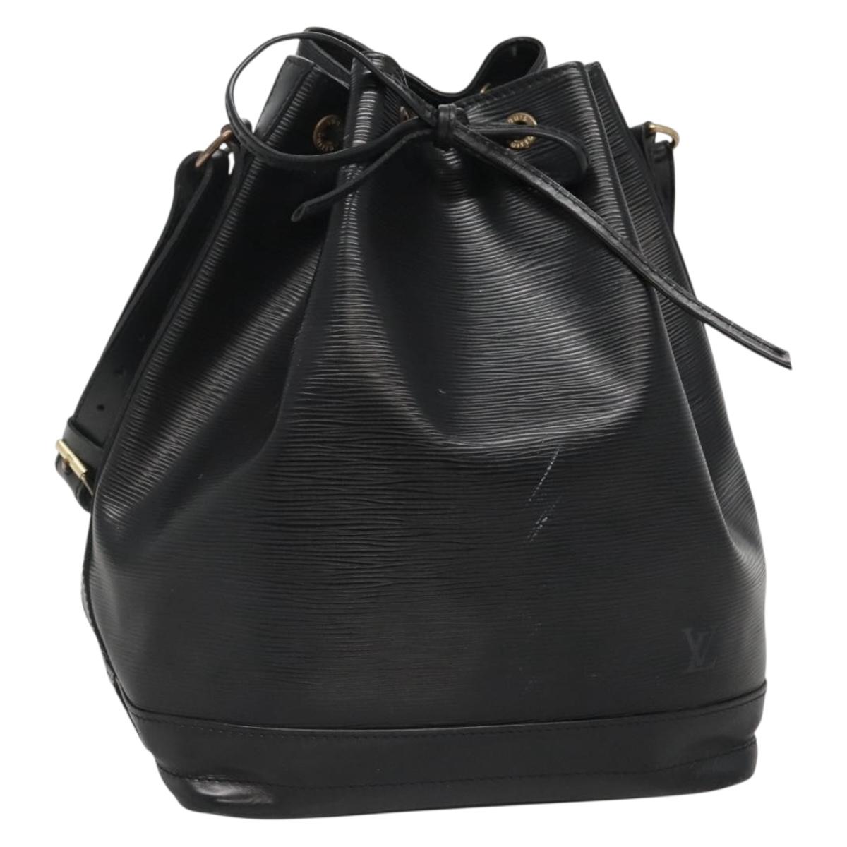 LOUIS VUITTON Epi Noe Shoulder Bag Black M44002 LV Auth ep9688
