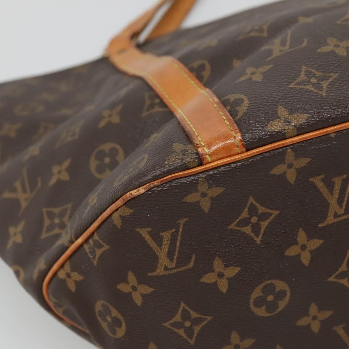 LOUIS VUITTON Monogram Sac Shopping Tote Bag M51108 LV Auth ep9693