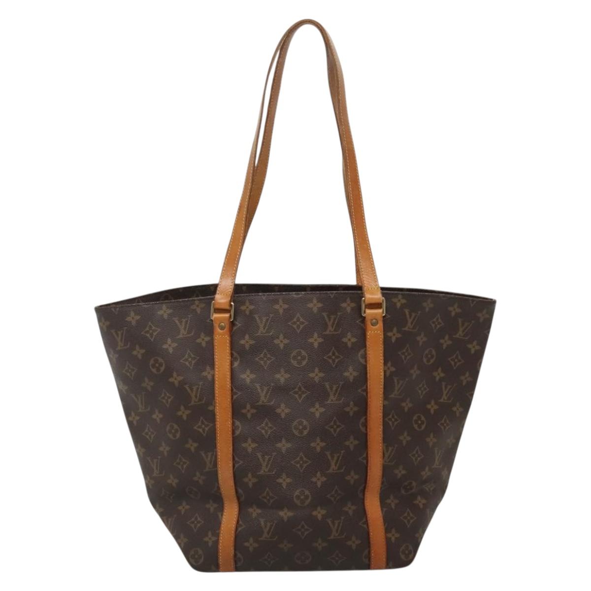 LOUIS VUITTON Monogram Sac Shopping Tote Bag M51108 LV Auth ep9693