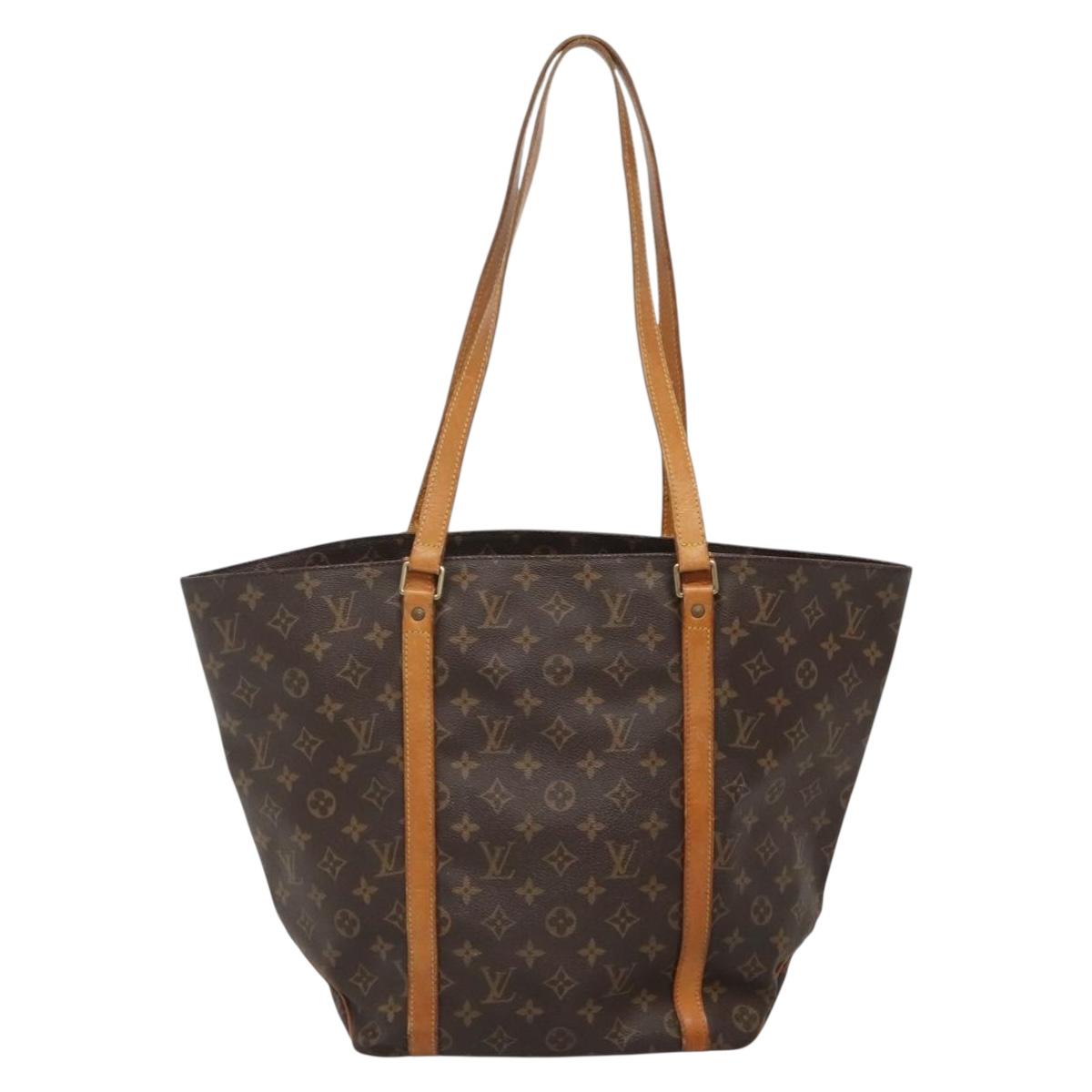 LOUIS VUITTON Monogram Sac Shopping Tote Bag M51108 LV Auth ep9693