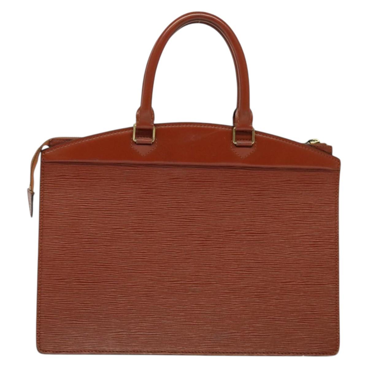LOUIS VUITTON Epi Riviera Hand Bag Brown M48183 LV Auth ep9737