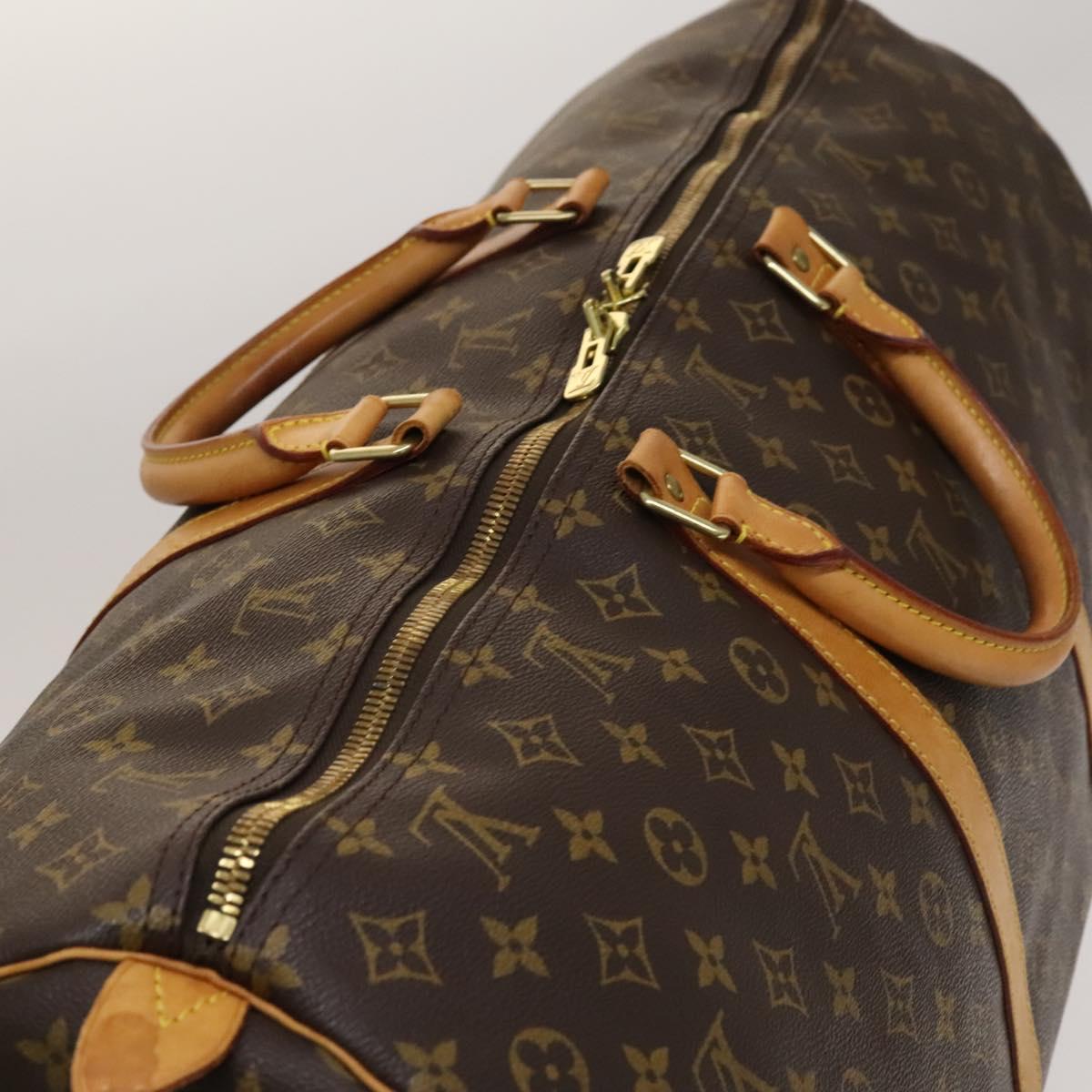 LOUIS VUITTON Monogram Keepall 60 Boston Bag M41422 LV Auth ep9763