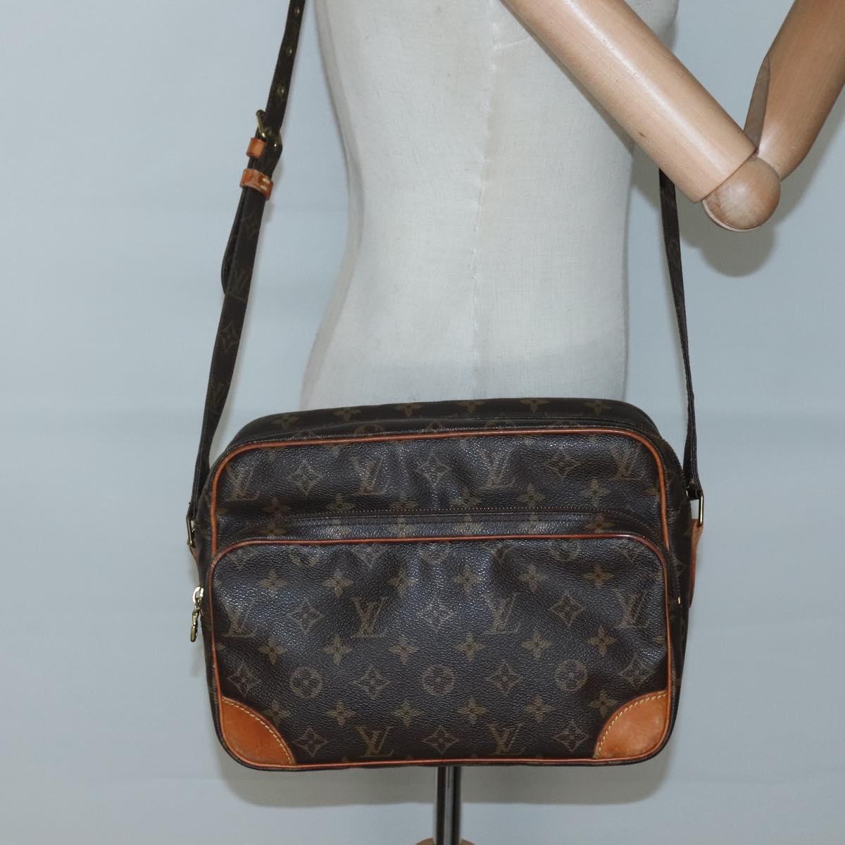 LOUIS VUITTON Monogram Nile Shoulder Bag M45244 LV Auth ep9778