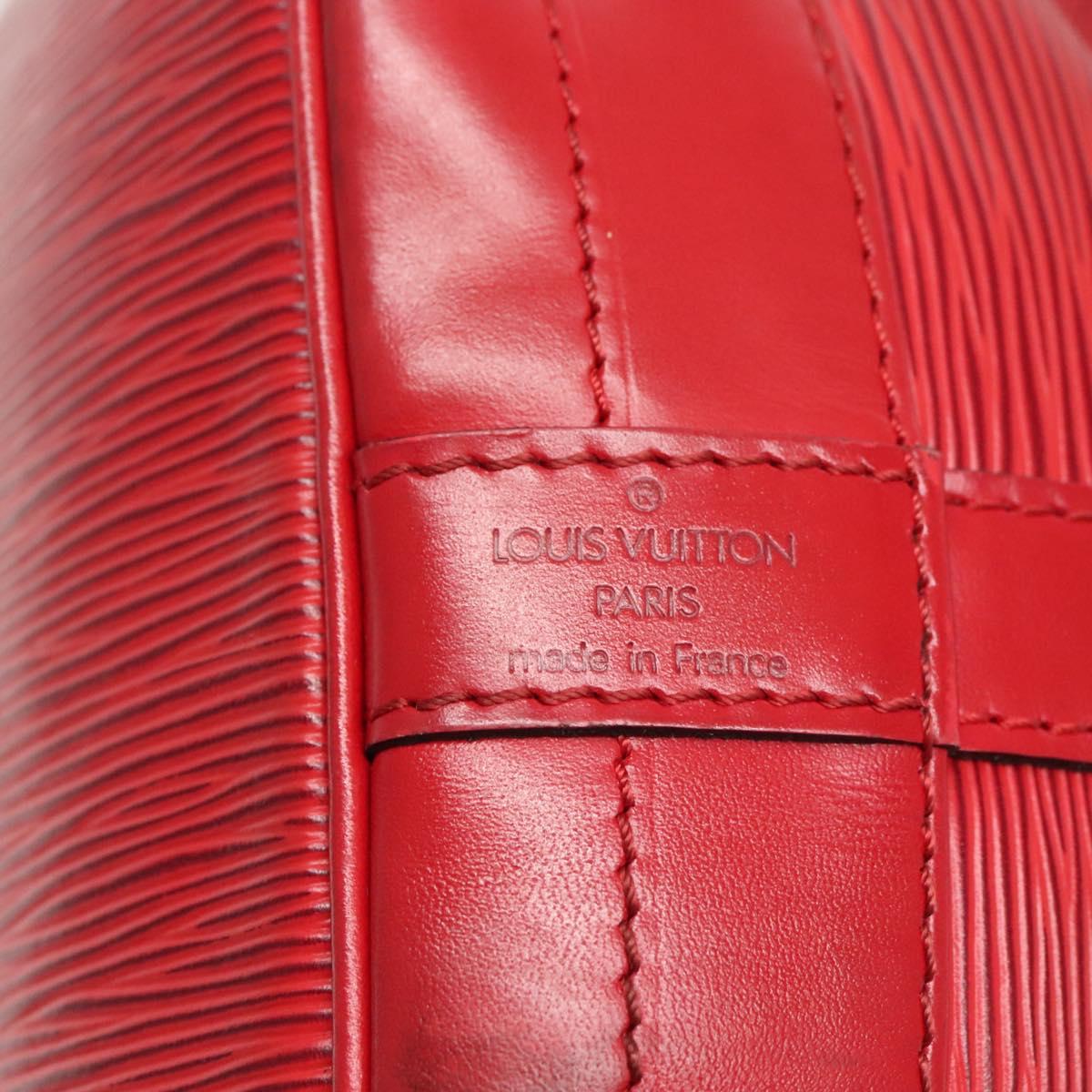 LOUIS VUITTON Epi Noe Shoulder Bag Red M44007 LV Auth ep9815