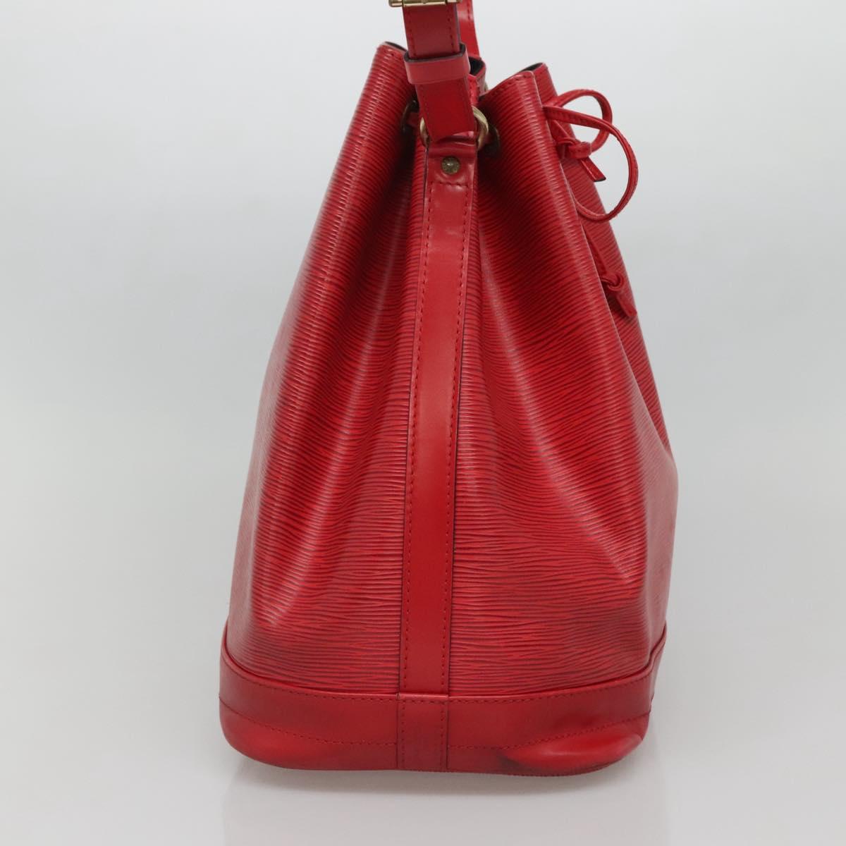 LOUIS VUITTON Epi Noe Shoulder Bag Red M44007 LV Auth ep9815