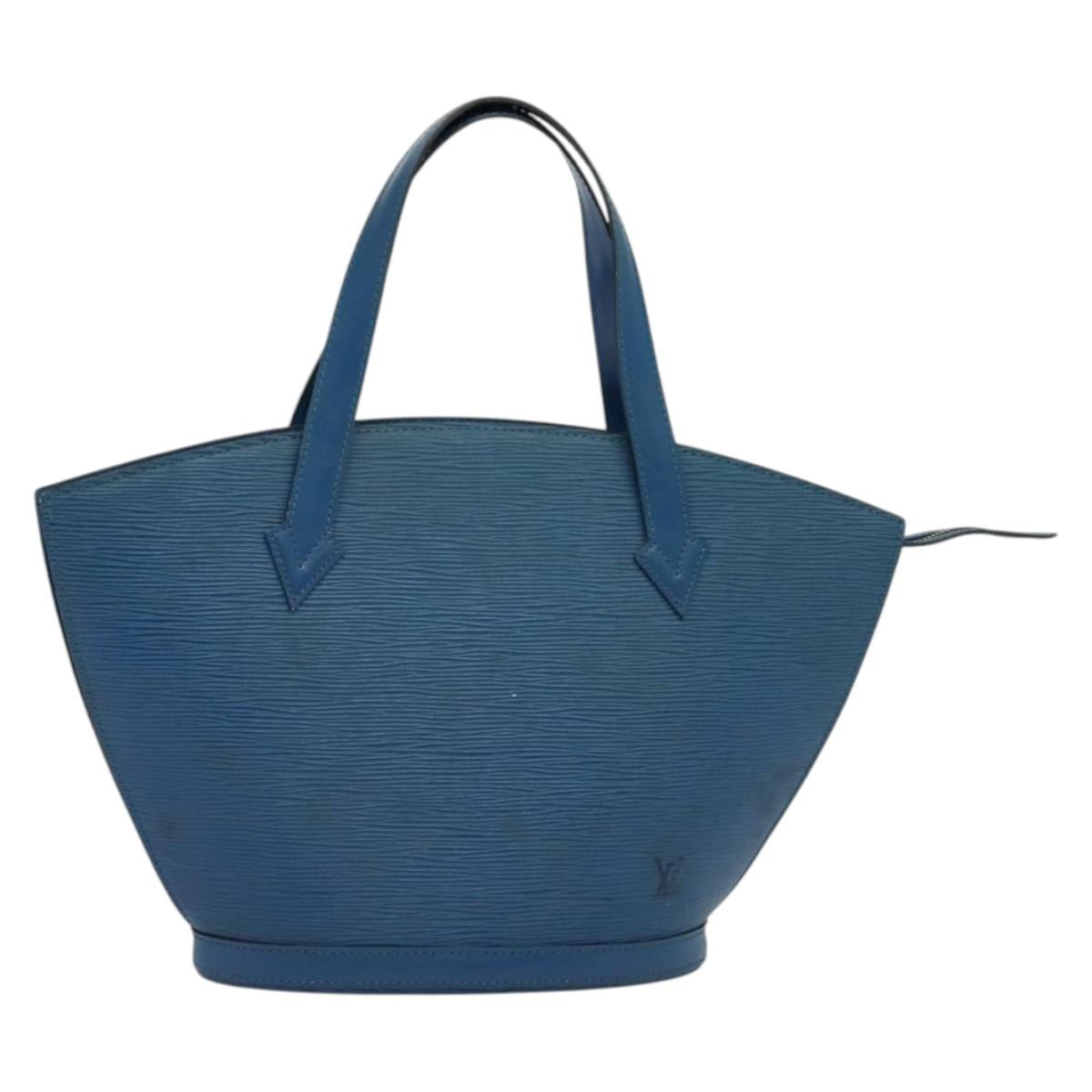 LOUIS VUITTON Epi Saint Jacques Shoulder Bag Blue M52275 LV Auth ep9873