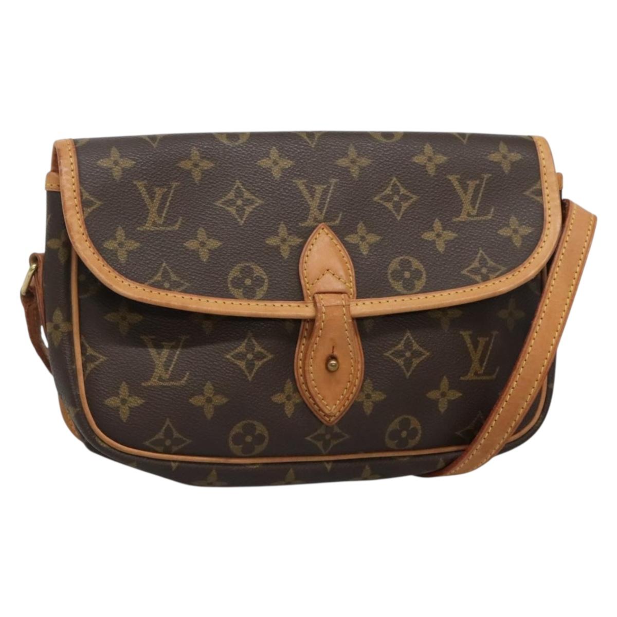 LOUIS VUITTON Monogram Gibeciere PM Shoulder Bag M42248 LV Auth ep9881