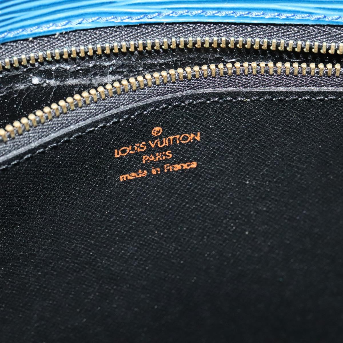 LOUIS VUITTON Epi Saint Cloud GM Shoulder Bag Toledo Blue M52195 LV Auth ep9912