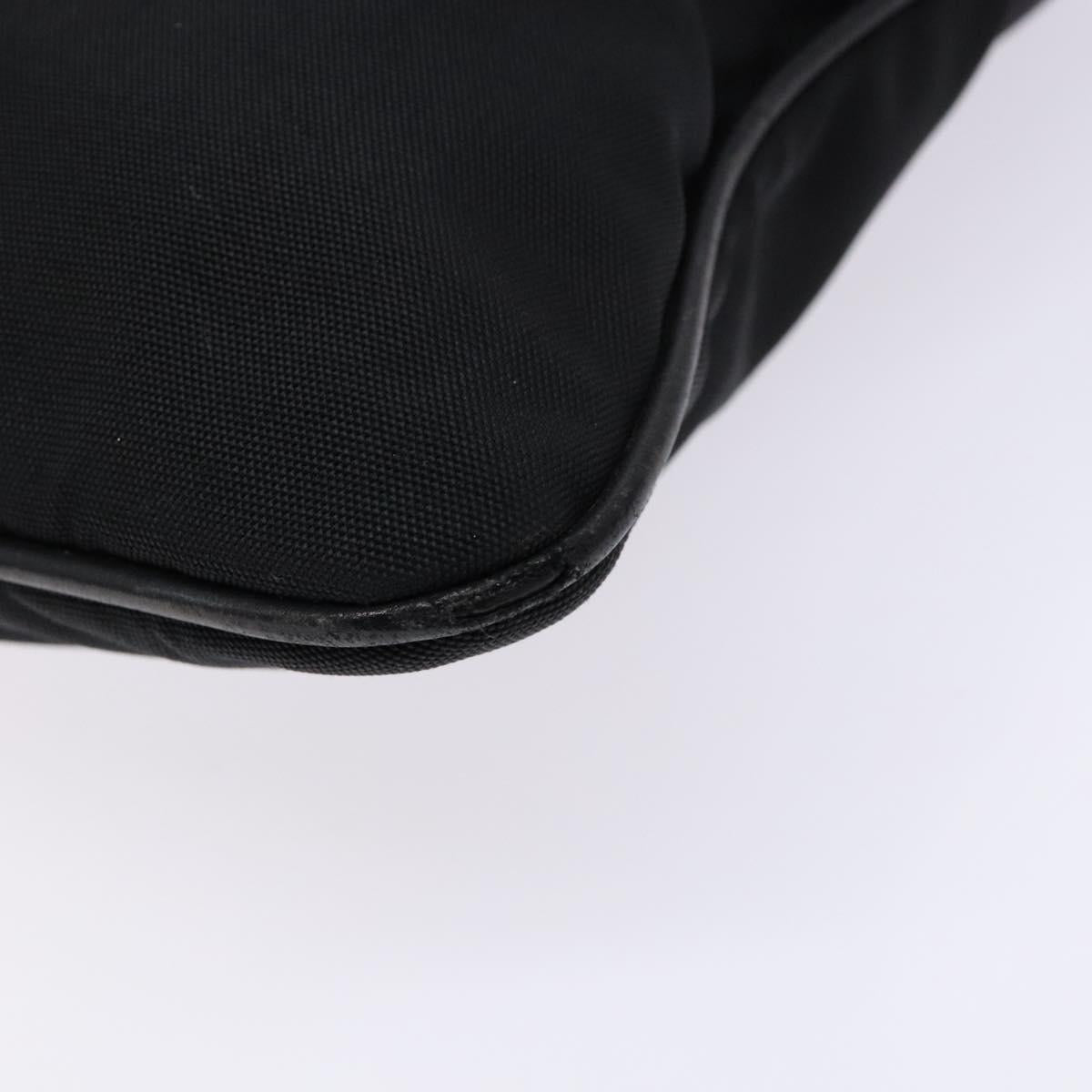 GUCCI Shoulder Bag Canvas Black Silver 001 4021 Auth ep9915