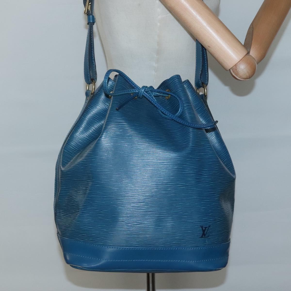 LOUIS VUITTON Epi Noe Shoulder Bag Toledo Blue M44005 LV Auth ep9920