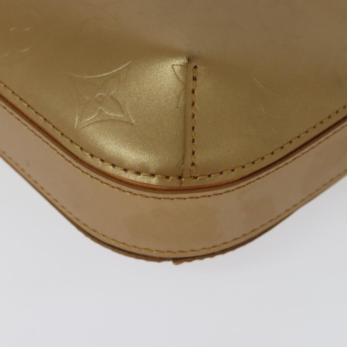 LOUIS VUITTON Monogram matt Fowler Hand Bag Amble M55147 LV Auth ep9932
