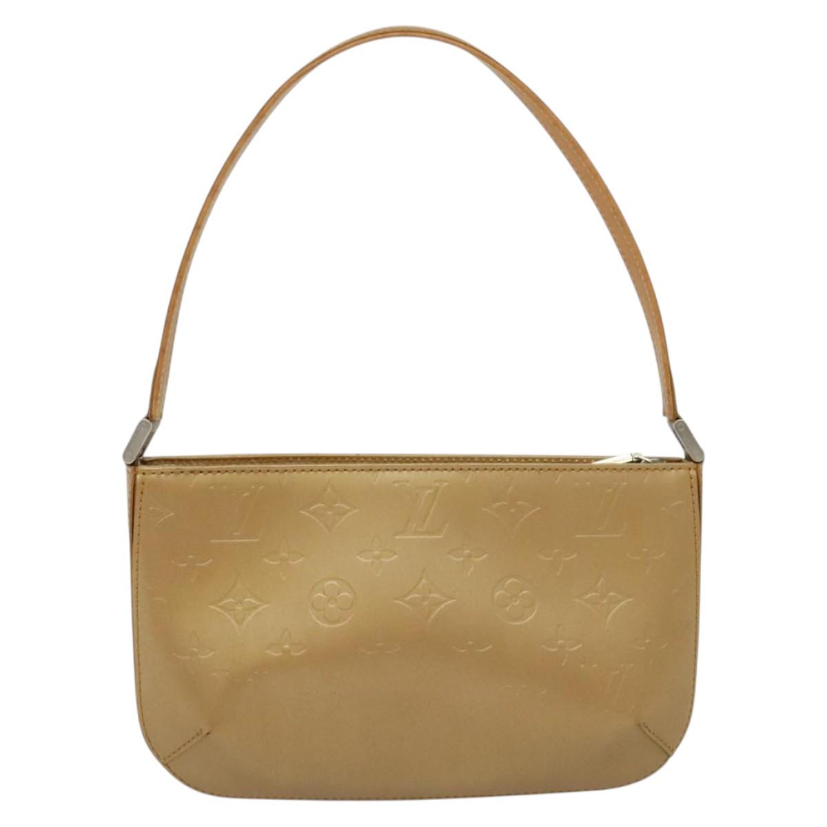 LOUIS VUITTON Monogram matt Fowler Hand Bag Amble M55147 LV Auth ep9932