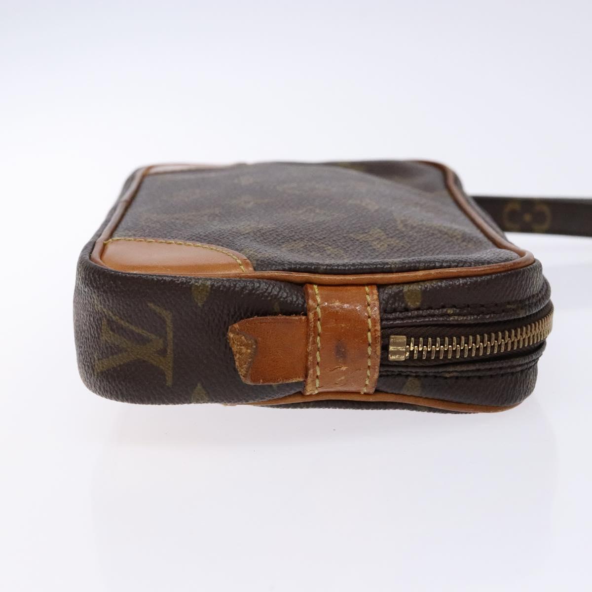 LOUIS VUITTON Monogram Marly Dragonne PM Clutch Bag M51827 LV Auth ep9936