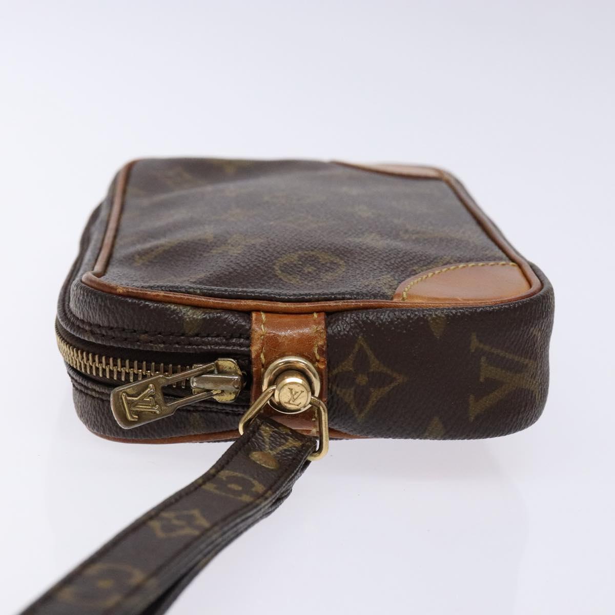 LOUIS VUITTON Monogram Marly Dragonne PM Clutch Bag M51827 LV Auth ep9936