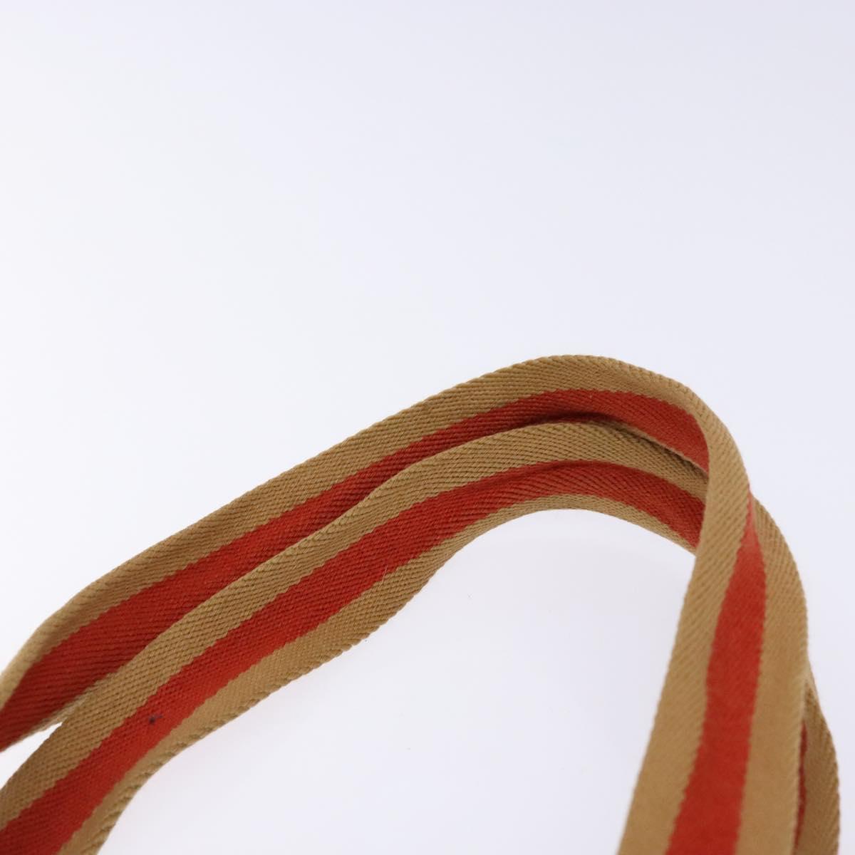 GUCCI GG Canvas Tote Bag Beige Silver 019 0401 Auth ep9945