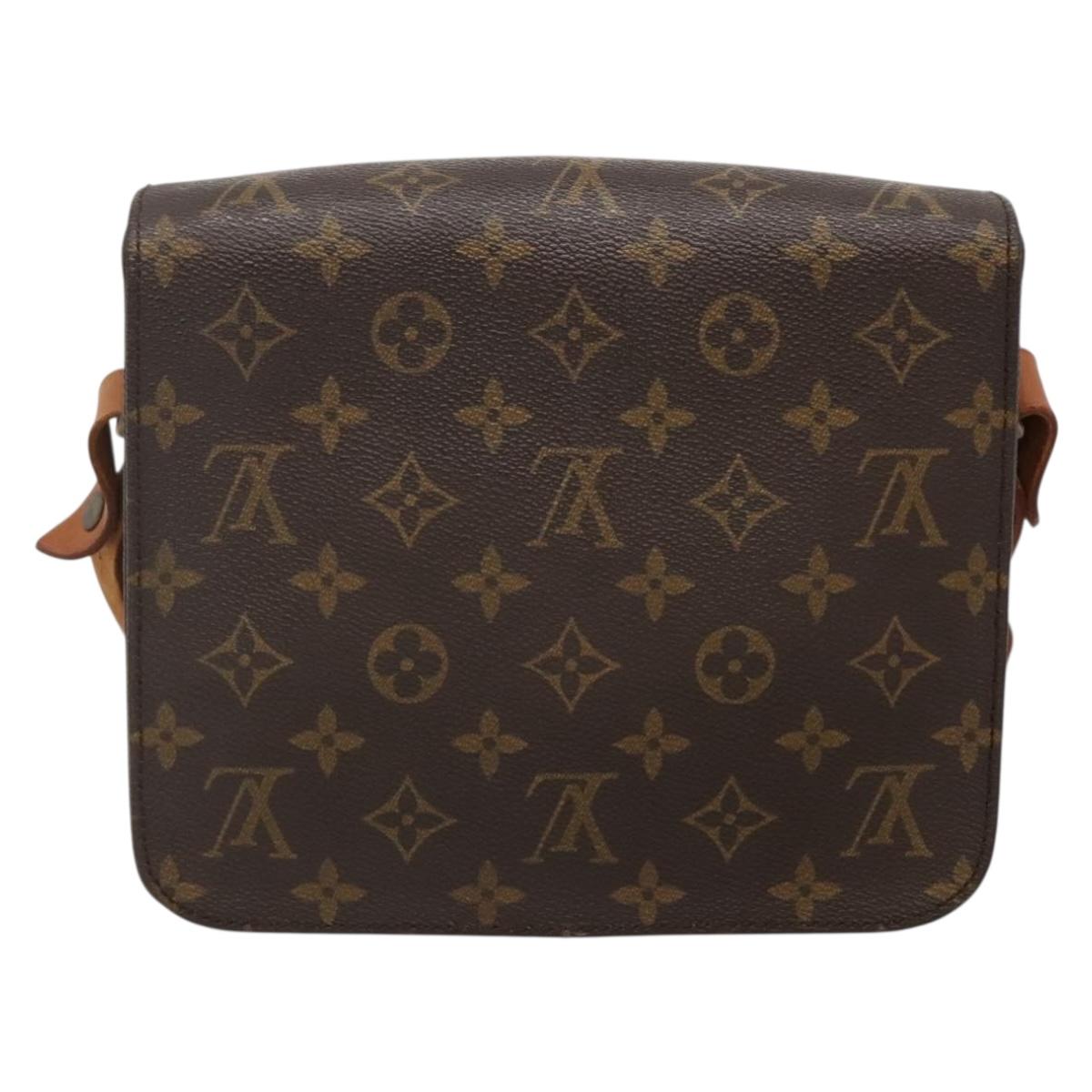 LOUIS VUITTON Monogram Cartouchiere MM Shoulder Bag M51253 LV Auth ep9970