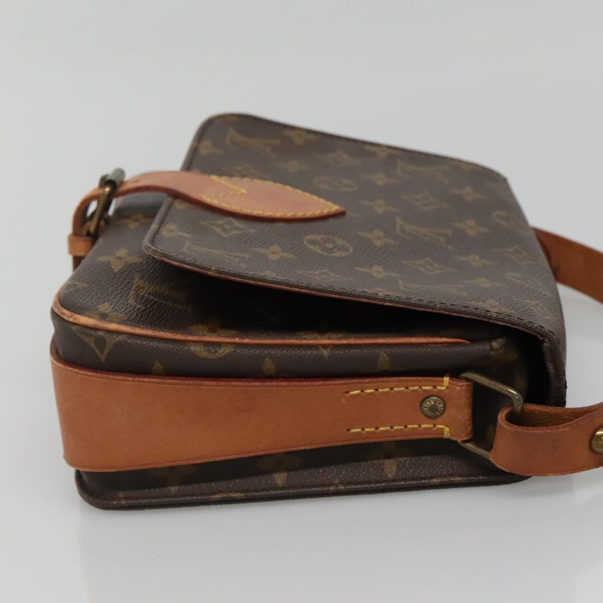 LOUIS VUITTON Monogram Cartouchiere MM Shoulder Bag M51253 LV Auth ep9970