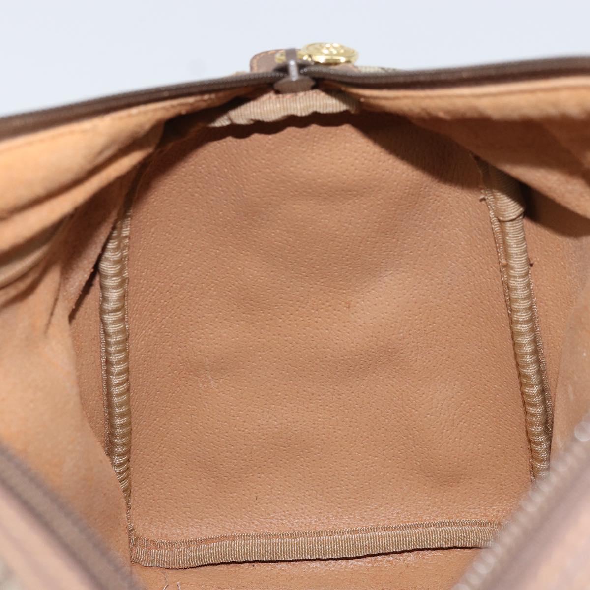 GUCCI GG Supreme Hand Bag PVC Beige Gold 001 39 6842 Auth ep9977
