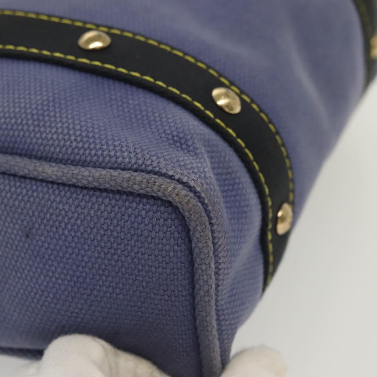 LOUIS VUITTON Antigua Cabas MM Tote Bag Blue M40087 LV Auth ep9985