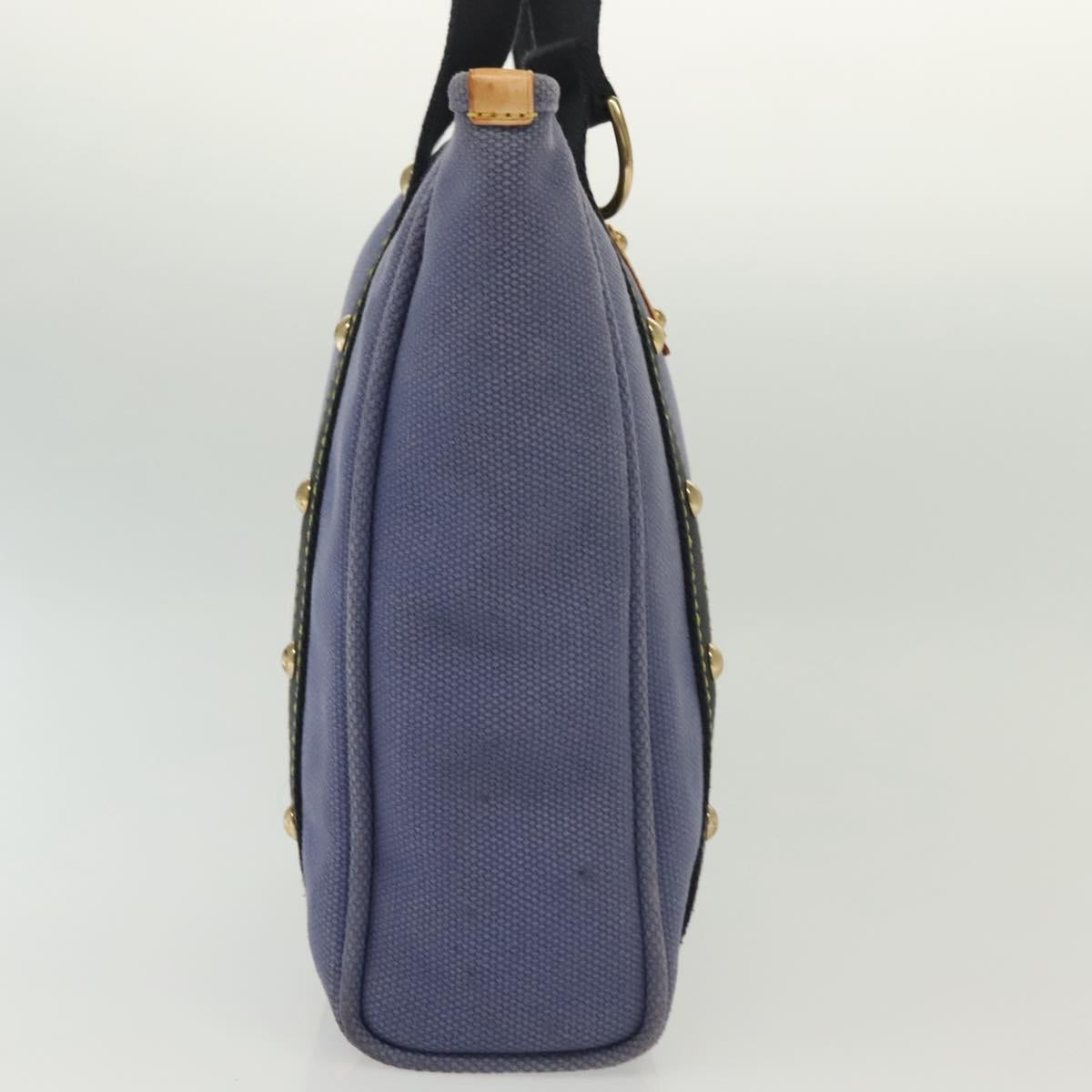 LOUIS VUITTON Antigua Cabas MM Tote Bag Blue M40087 LV Auth ep9985