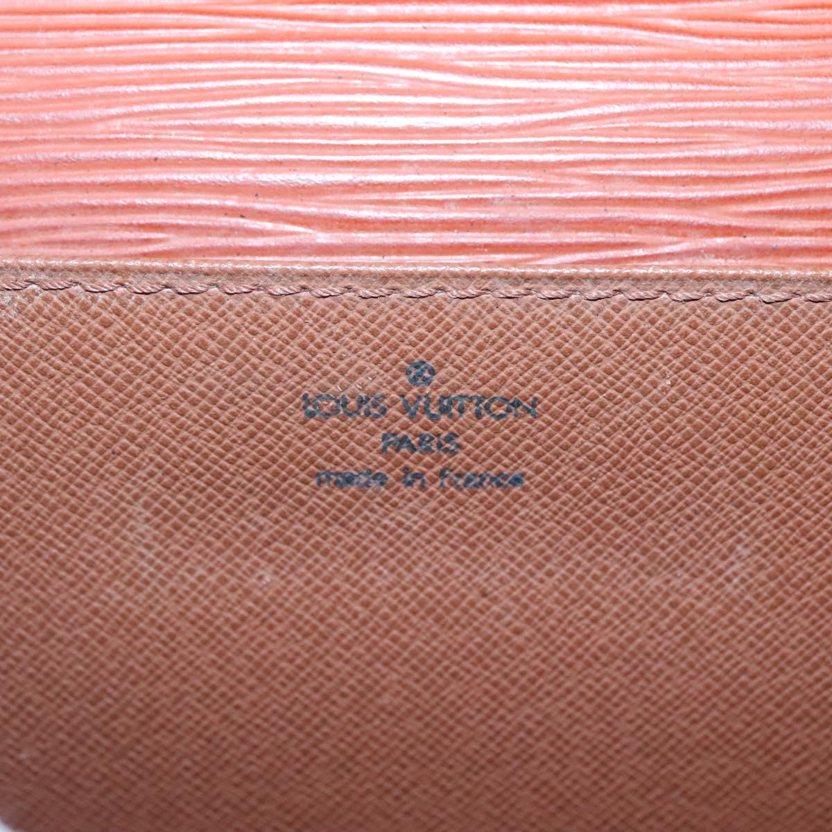 LOUIS VUITTON Epi Serviette Ambassador Business Bag Brown M54413 LV Auth ep9999