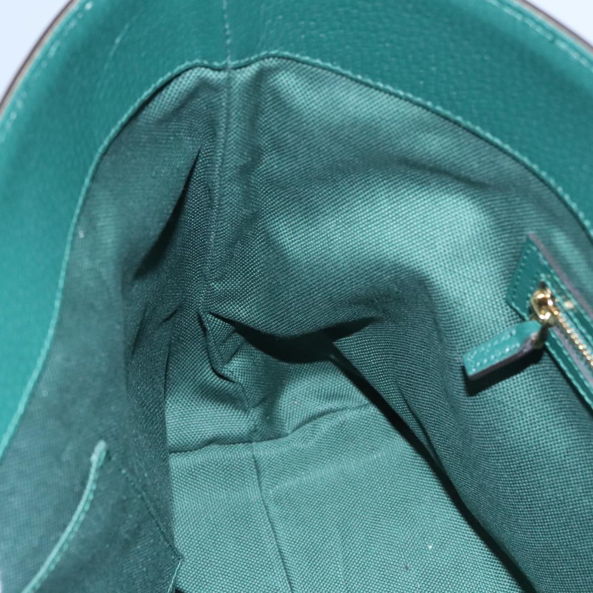 GUCCI Ofidia GUCCI 100th Anniversary Tote Bag Canvas Green 676681 Auth FF3899AV
