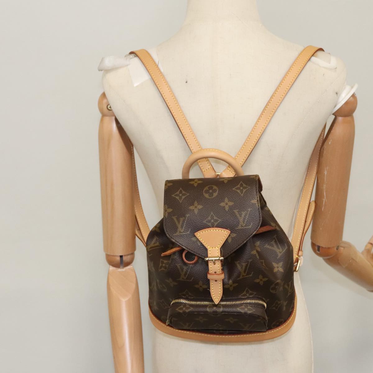 LOUIS VUITTON Monogram Montsouris PM Backpack M51137 LV Auth FF4266SV