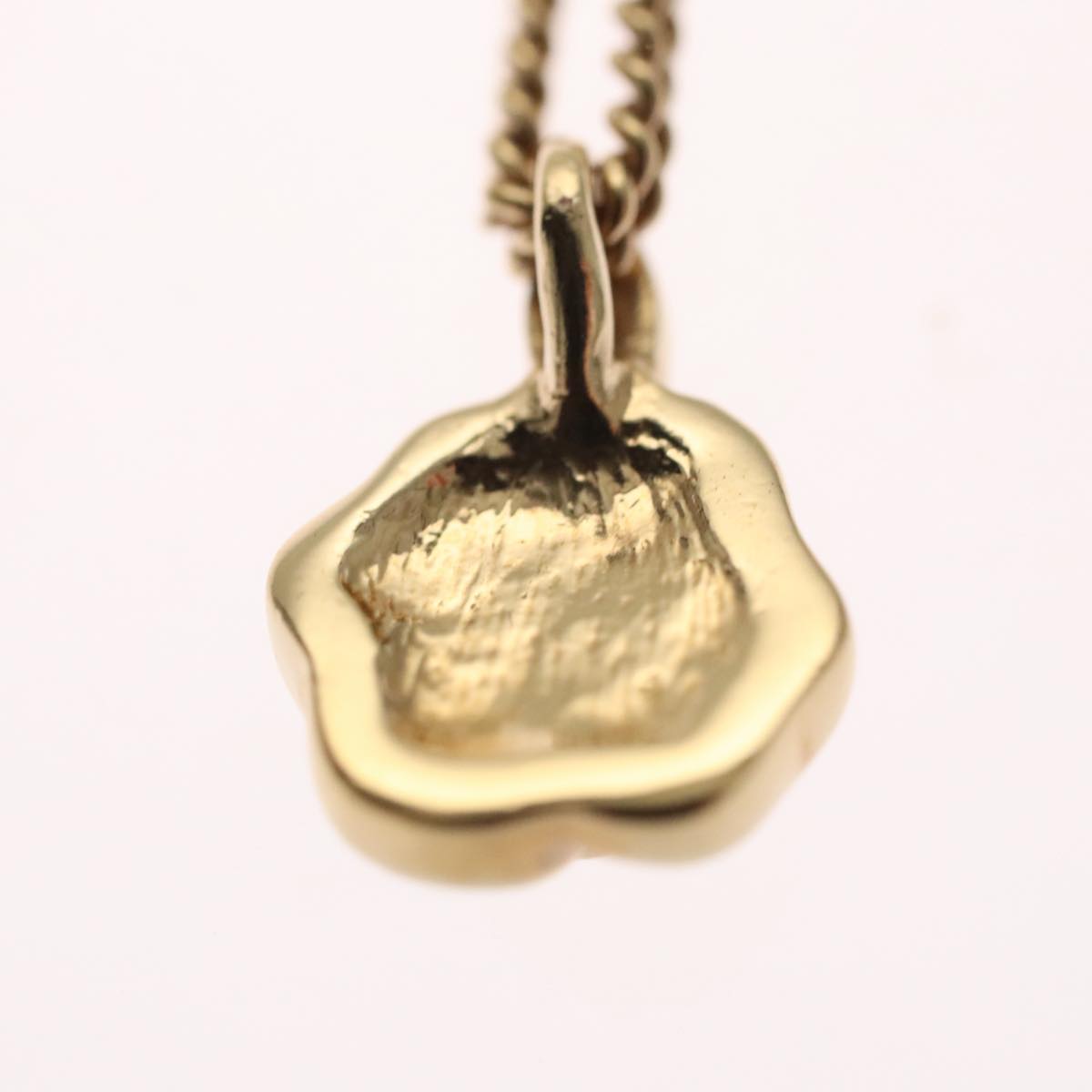 Christian Dior Necklace metal Gold Auth FF4623