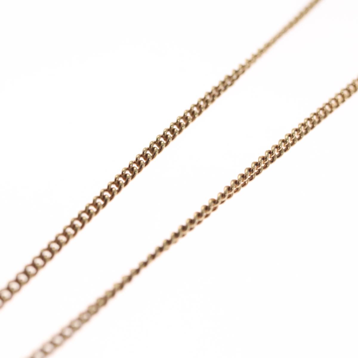Christian Dior Necklace metal Gold Auth FF4623