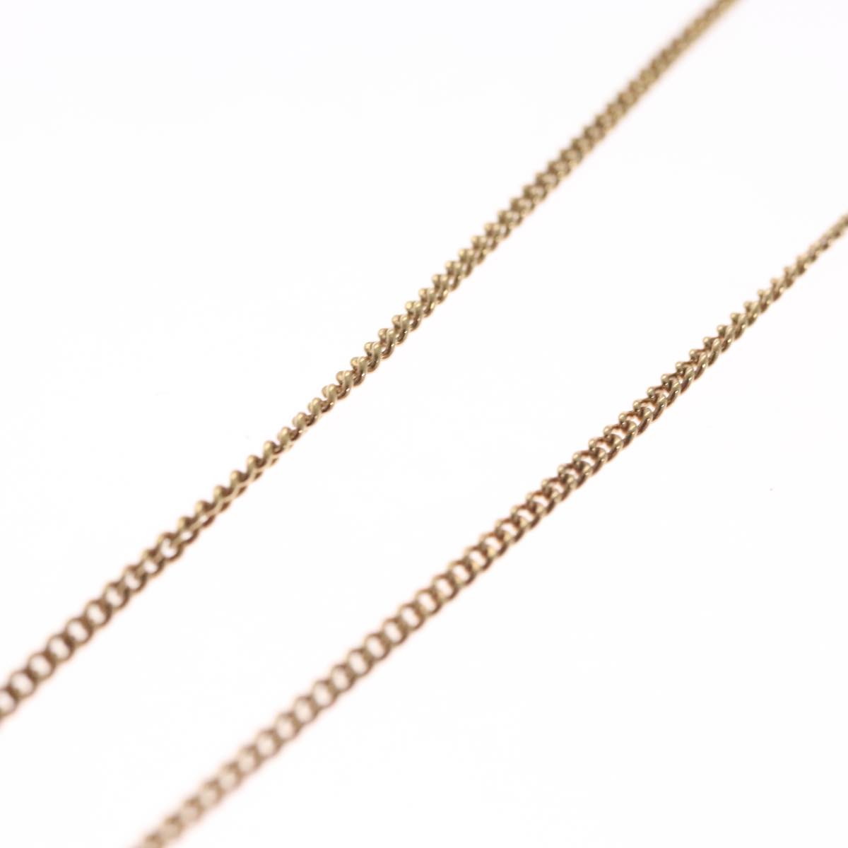 Christian Dior Necklace metal Gold Auth FF4623