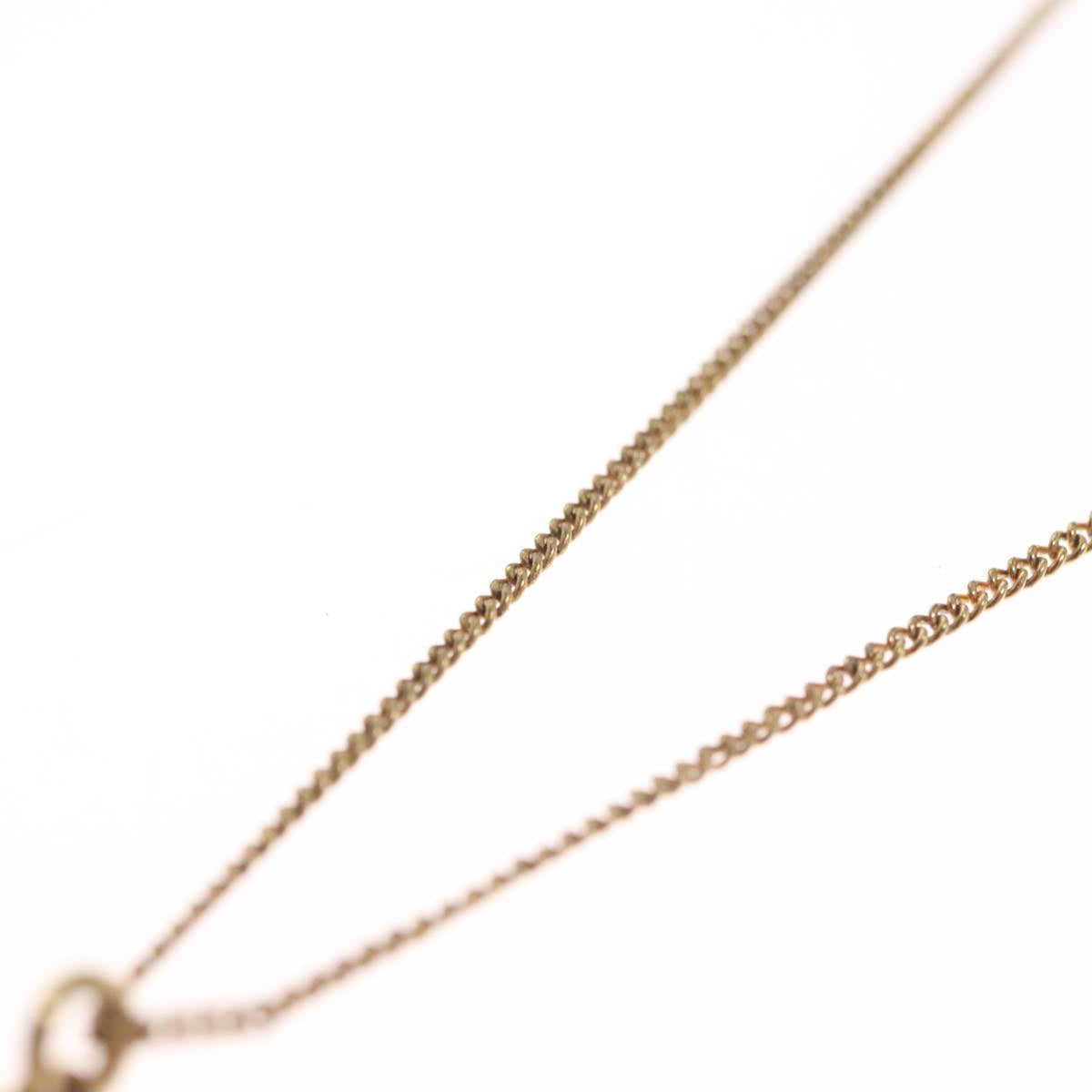 Christian Dior Necklace metal Gold Auth FF4664