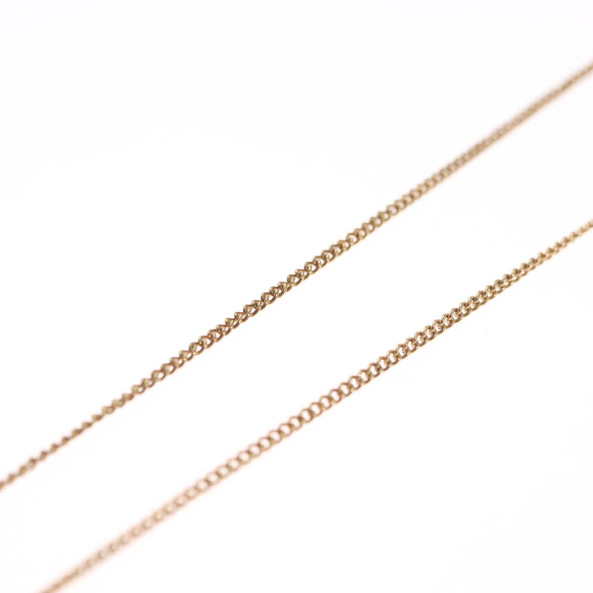 Christian Dior Necklace metal Gold Auth FF4664