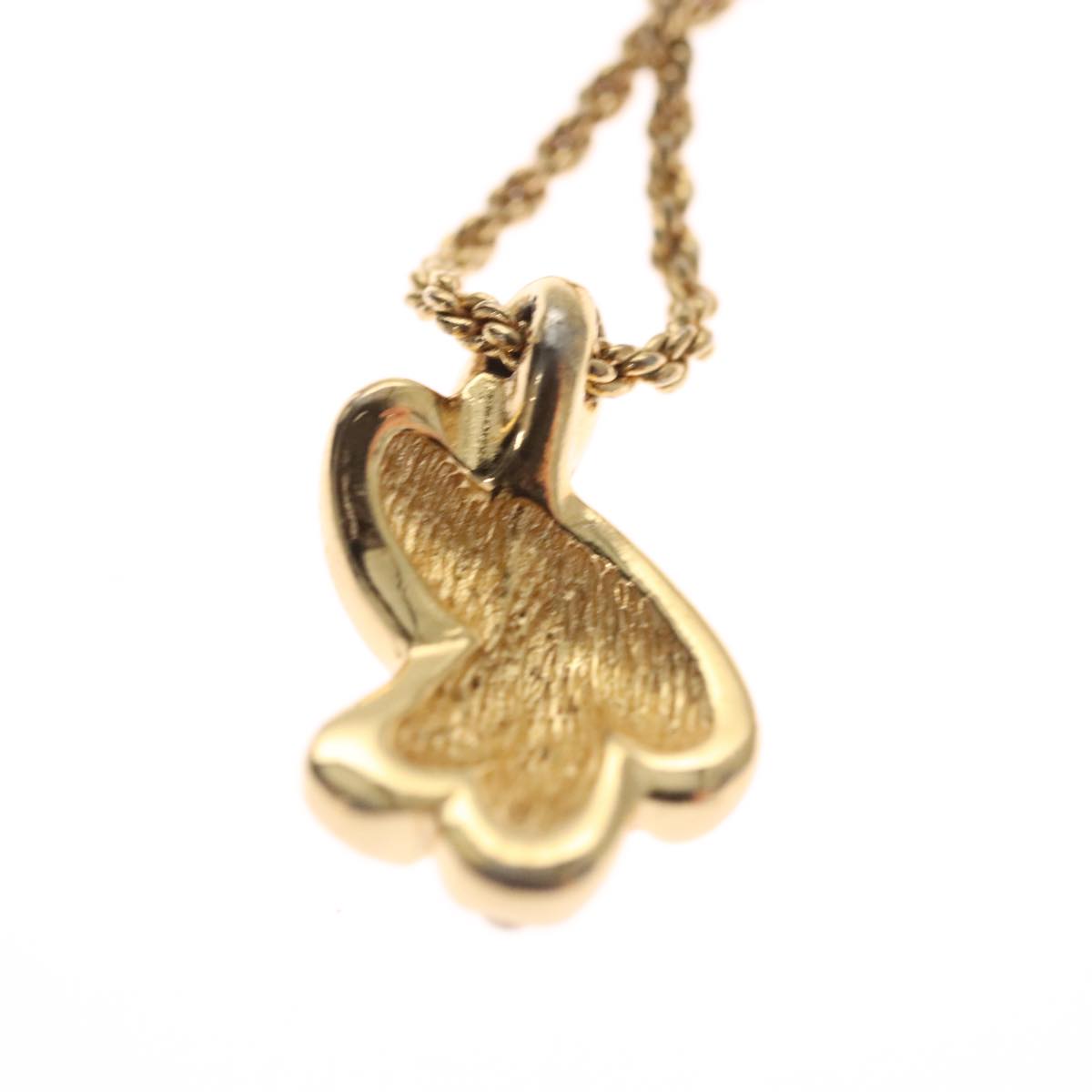 Christian Dior Necklace metal Gold Auth FF5523