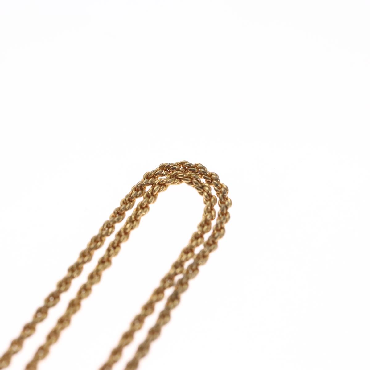 Christian Dior Necklace metal Gold Auth FF5523