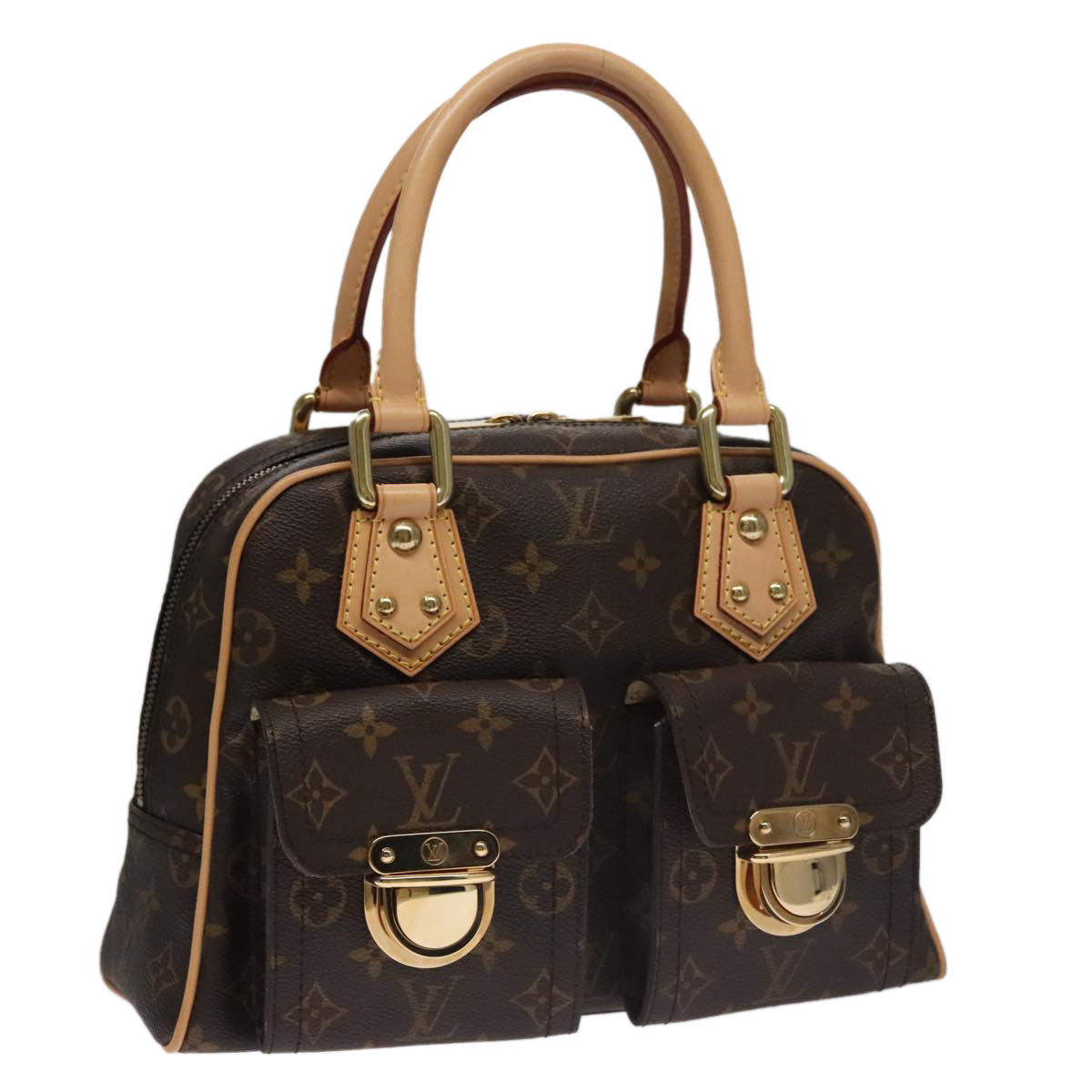 LOUIS VUITTON Monogram Manhattan PM Hand Bag M40026 LV Auth FF5979SAV