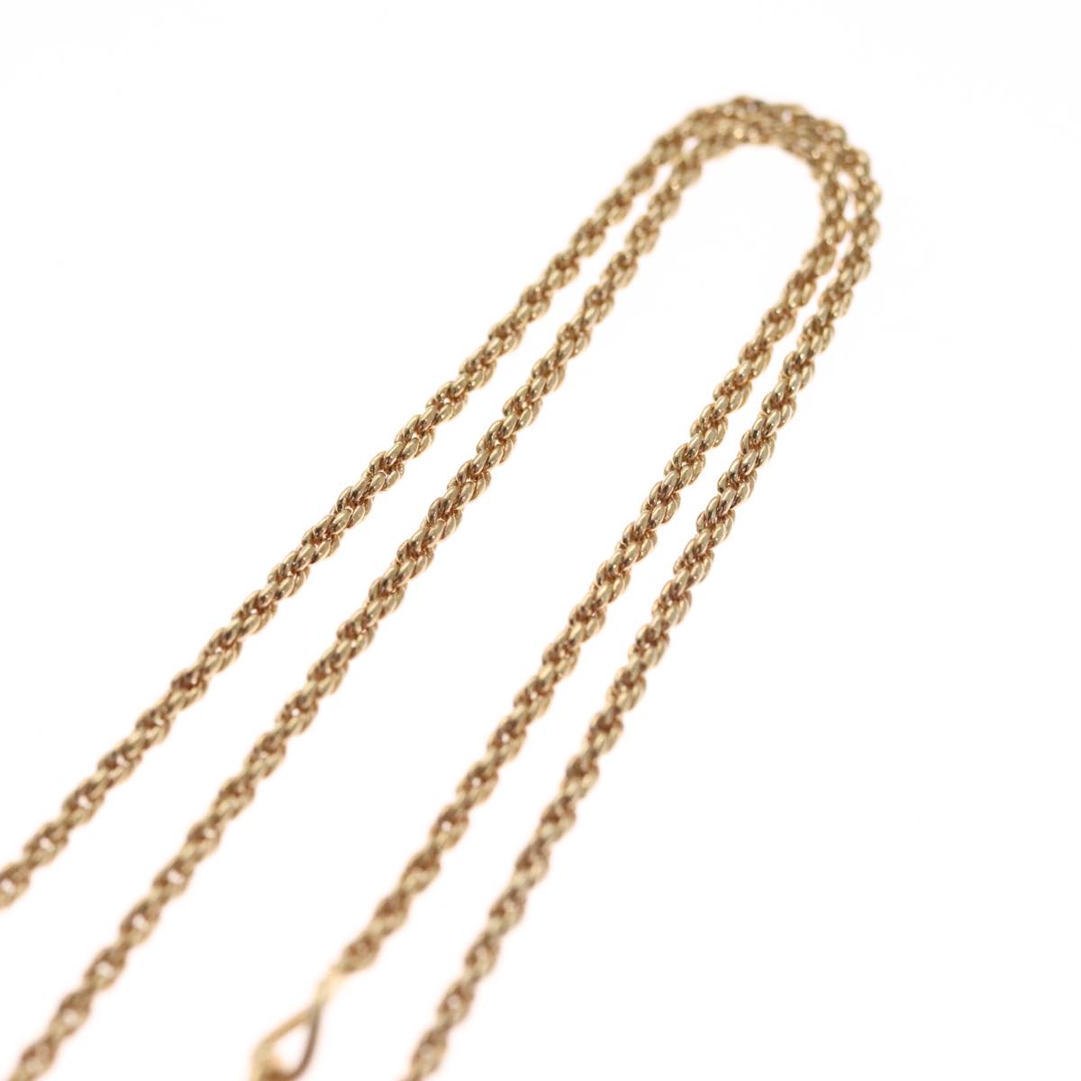 Christian Dior Necklace metal Gold Auth FF6330