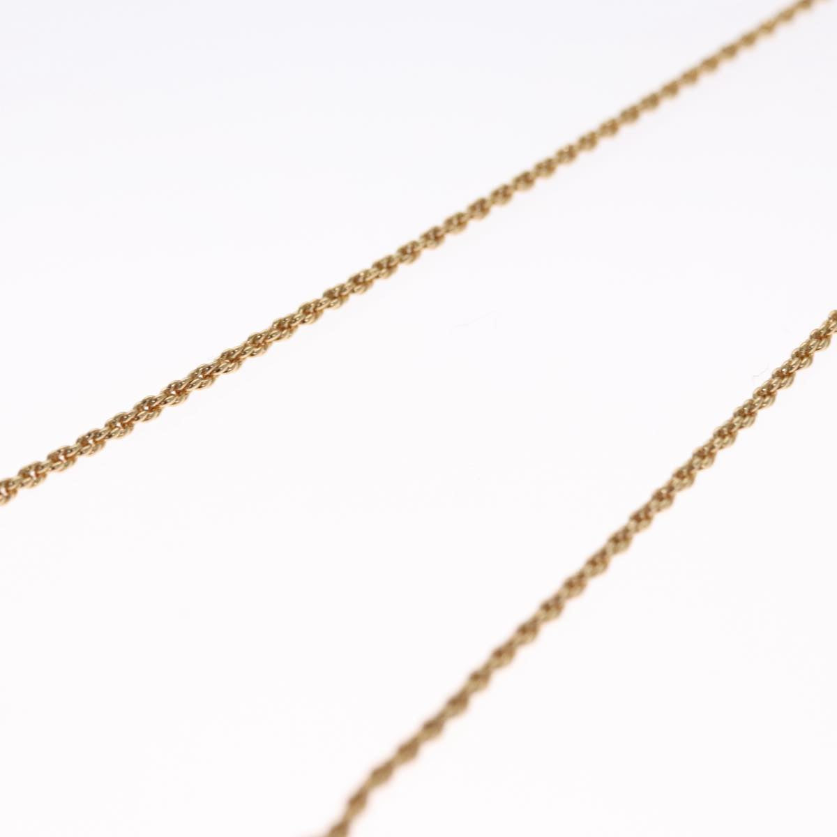 Christian Dior Necklace metal Gold Auth FF6533