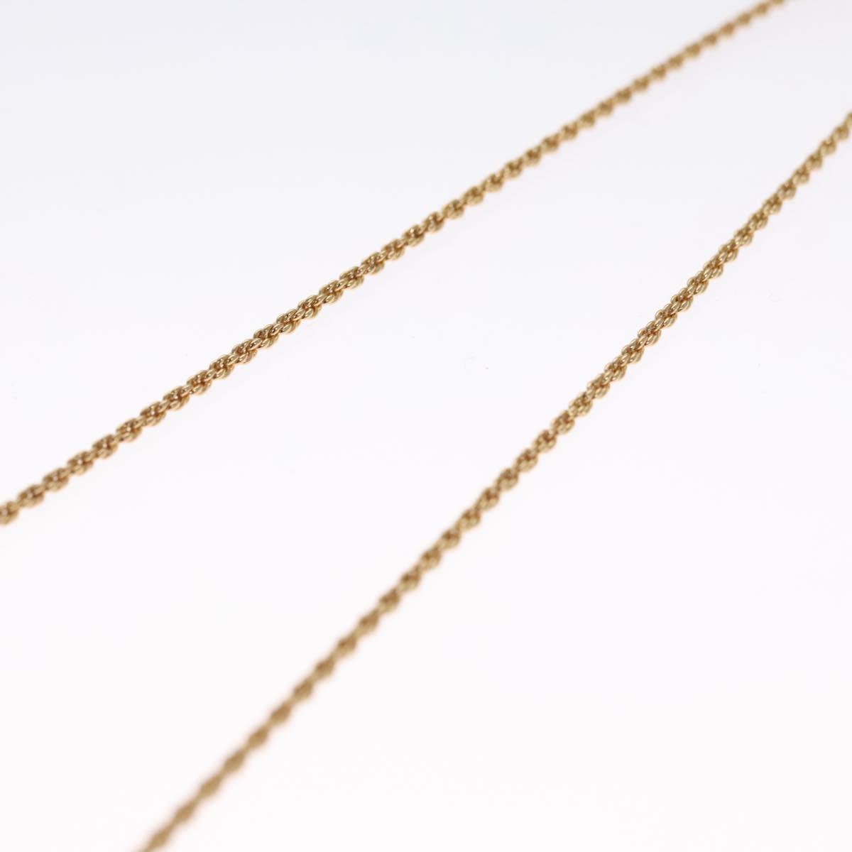Christian Dior Necklace metal Gold Auth FF6533