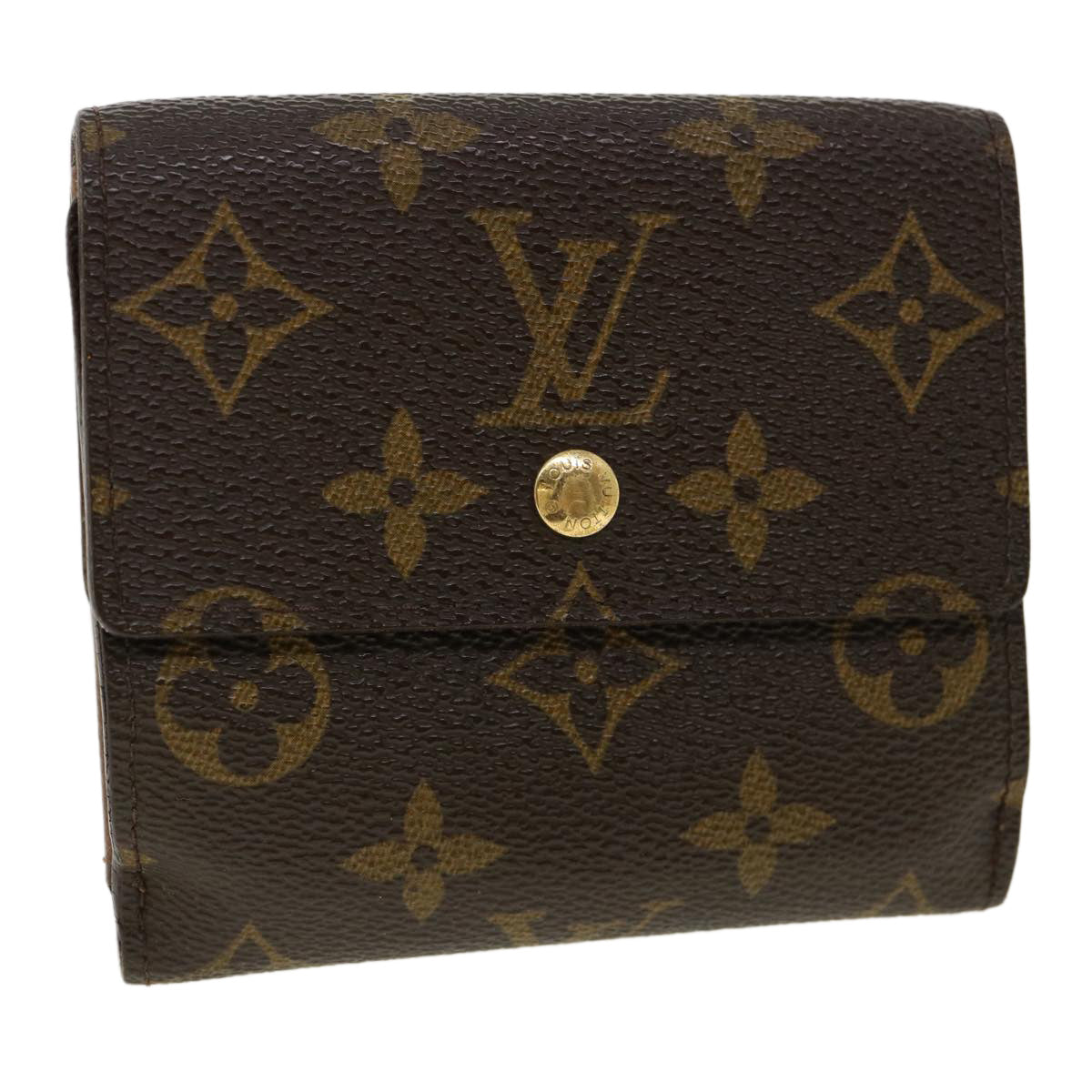 LOUIS VUITTON Monogram Portefeuille Elise Wallet M61654 LV Auth fm2030