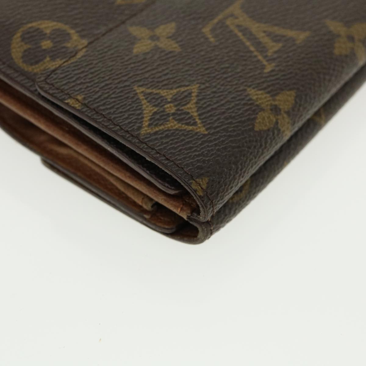 LOUIS VUITTON Monogram Portefeuille Elise Wallet M61654 LV Auth fm2030