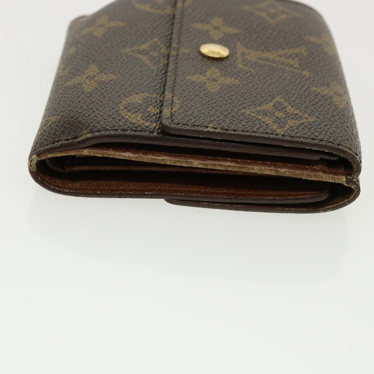 LOUIS VUITTON Monogram Portefeuille Elise Wallet M61654 LV Auth fm2030